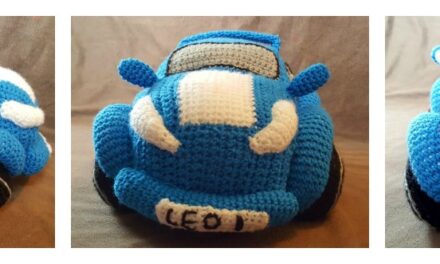 Crochet a Race Car With a Free Pattern from Hooks and Dragons