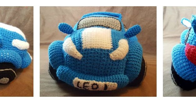 Crochet a Race Car With a Free Pattern from Hooks and Dragons