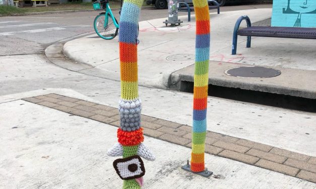 The Best Monster Foot Yarn Bomb – Spotted In Austin!
