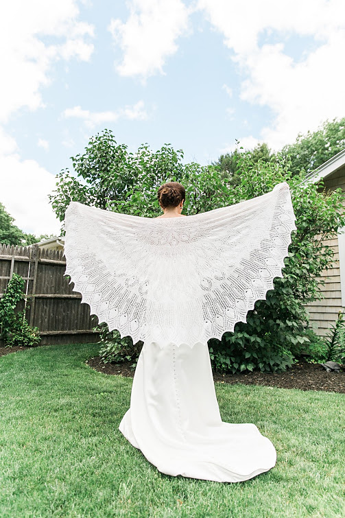 Knit a Gorgeous Wedding Peacock Shawl … Hard To Believe ...