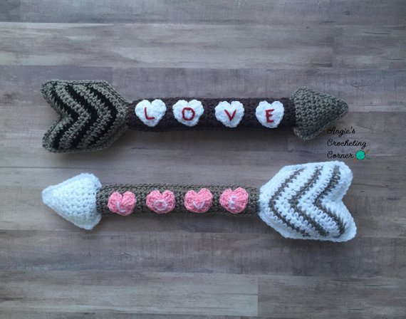 Crochet a Cupid's Arrow For Valentine's Day - Great Idea!