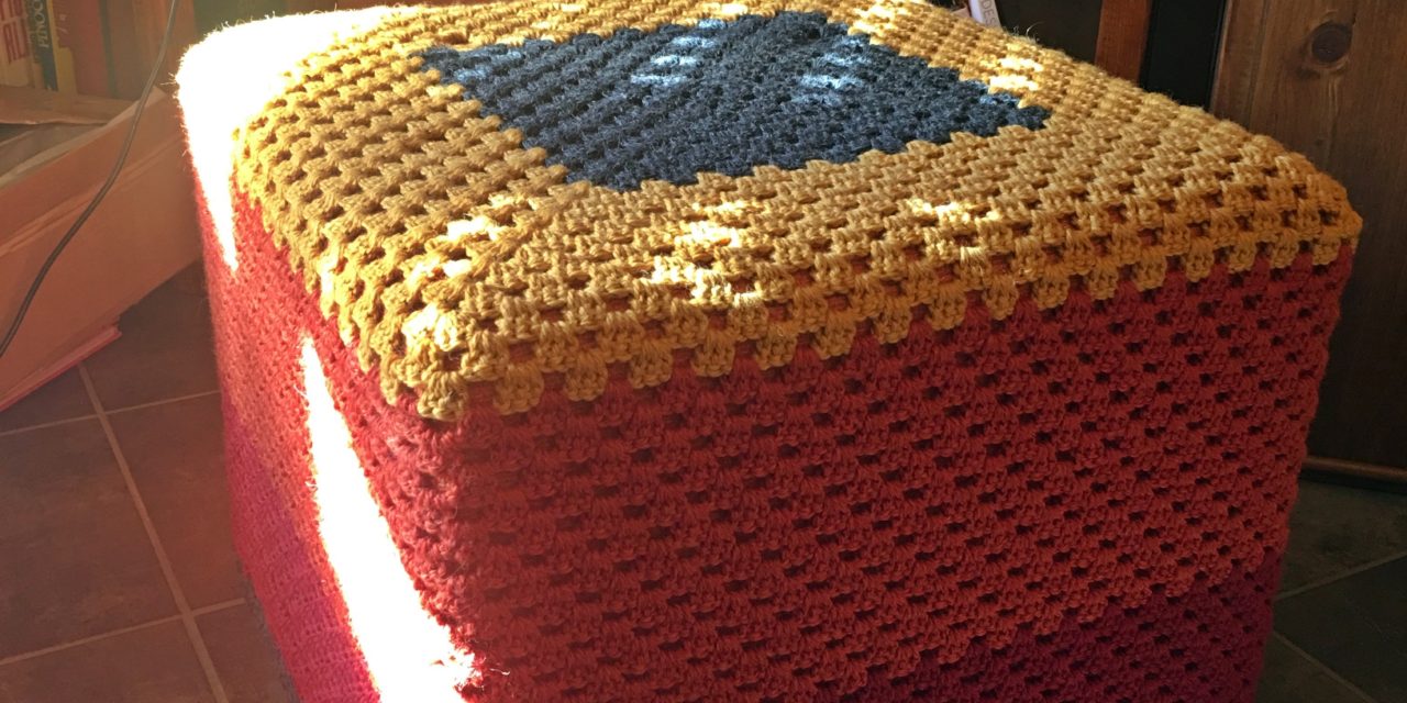 Crochet a Colorful Pouf Designed By Chiara Inzani, Get the Pattern FREE!