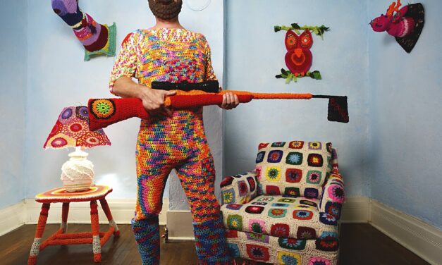 Check Out ‘Yarnography’ – Photos By Jeremy Mason McGraw, Colorful Crochet Art of Gina Gallina