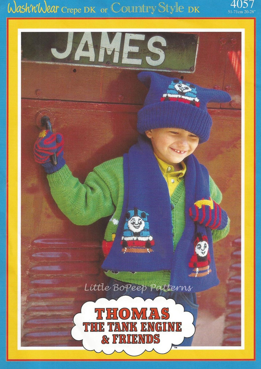 Bonus Motif sur CD Compilation de 12 Thomas the Tank Engine Knitting Patterns