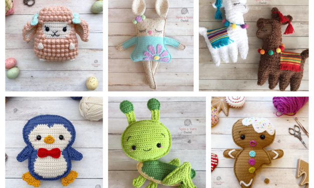 Designer Spotlight: Charming Crochet Amigurumi From Spin a Yarn Studio, They’re Irresistible!