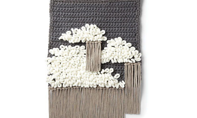 Crochet a Cloudy Sky Wall Hanging With Playful Loops