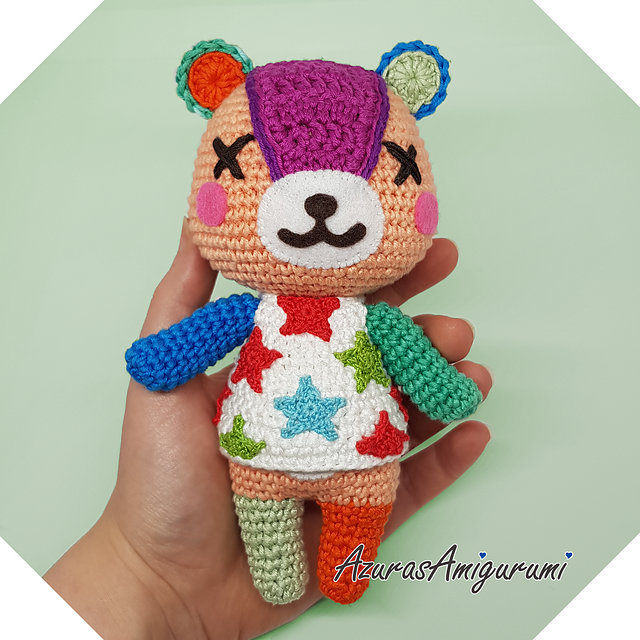 Crochet a Cute & Colorful Stitches from Animal Crossing!