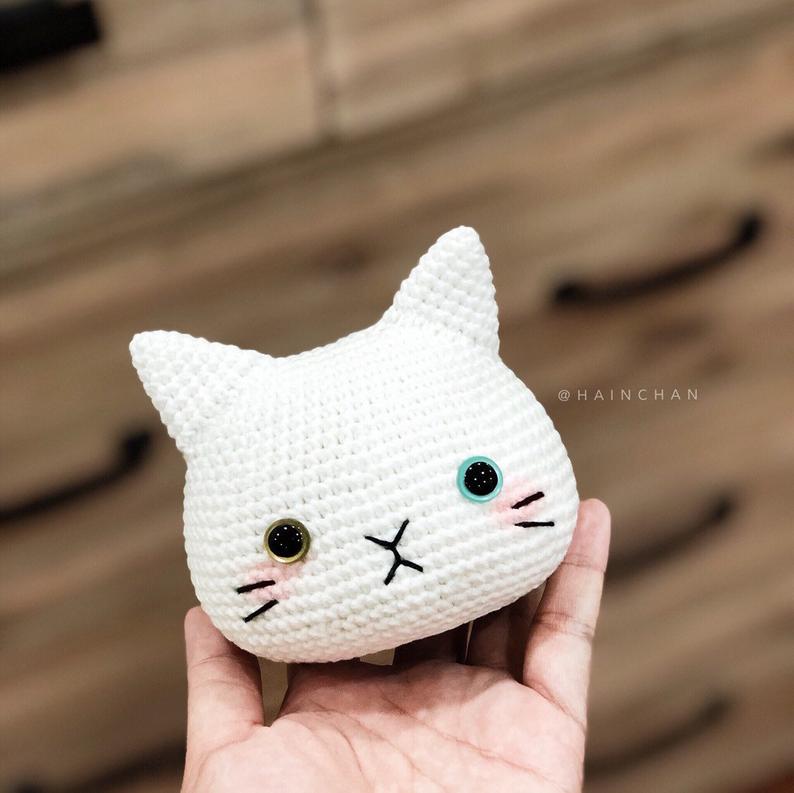 Adorable Cat Head Amigurumi Patterns For Crocheters