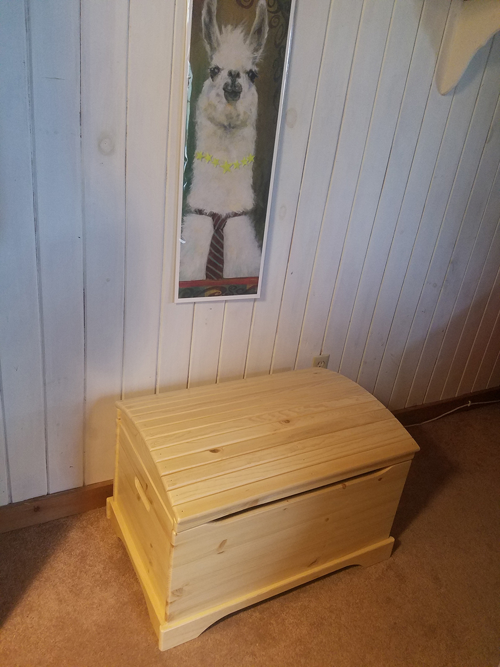 Review: Captain's Chest Wooden Toy Box - It's The Perfect Storage For Yarn!