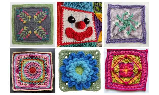 6 FREE 3D Squares To Crochet This Summer