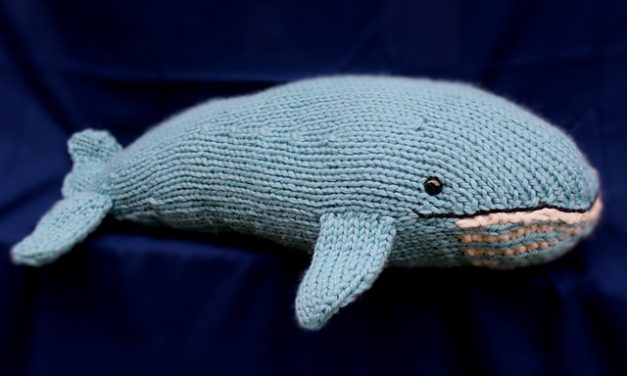 ‘There She Blows!’ Knit a Blue Whale, Get the Pattern!