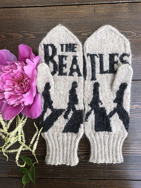 Knit a Pair of Beatles Mittens, Designed By Lotta Lundin