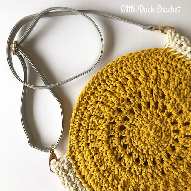 Crochet a Gorgeous Summer Mandala Bag Designed By Little Duck Crochet