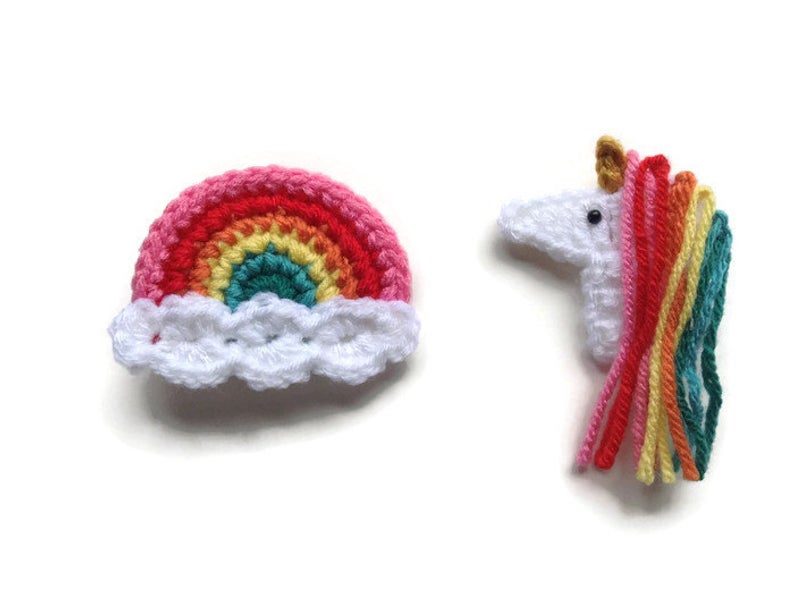 Get the crochet hairclip via Etsy
