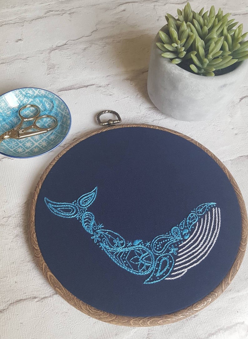 Get the #whale pattern via Etsy!