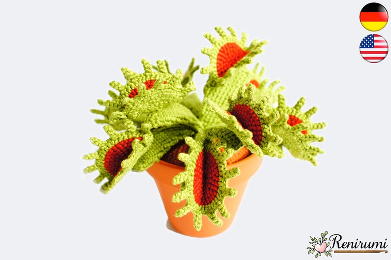 Venus Flytrap Patterns #crochet