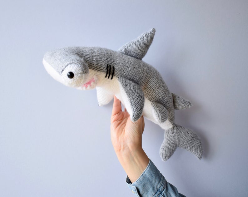Get the pattern for Shark Week! #sharkweek #knitting #crochet