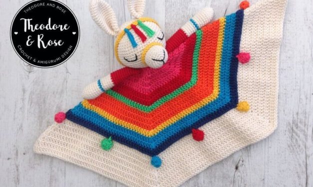 Crochet an Inka The Little Llama Lovely … Sweet Security Blanket For a Wee One