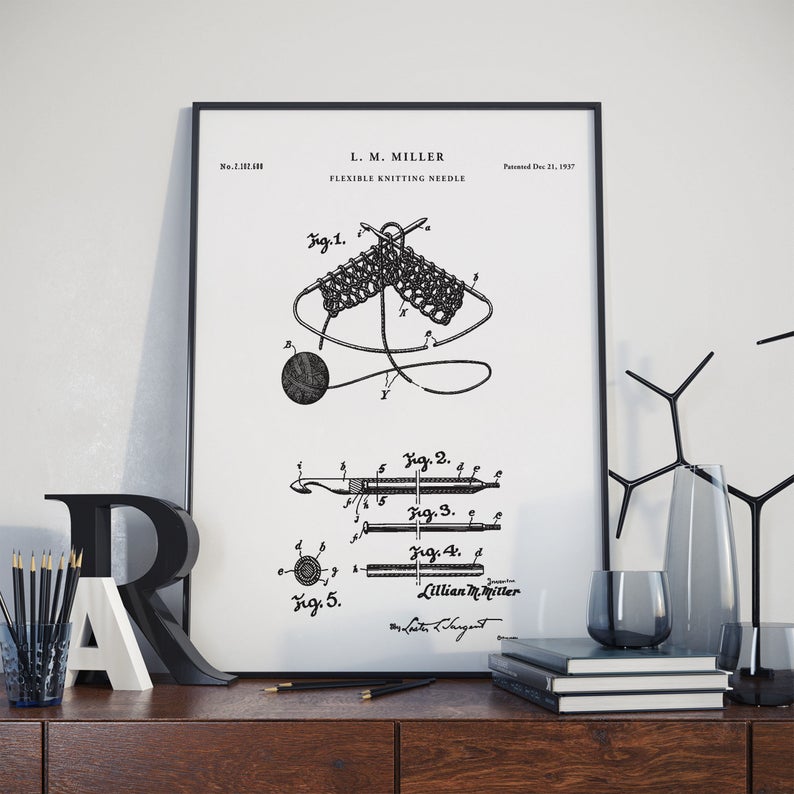 Christmas In July ... No Time For Crafting? These Prints Make The Perfect Gift For Knitters On Your List!