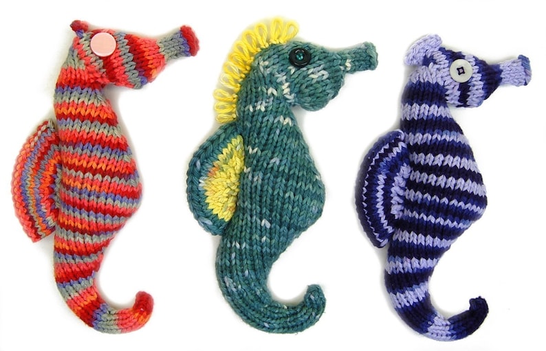 Three Knit Seahorse Patterns For You ... Plus A Kit!