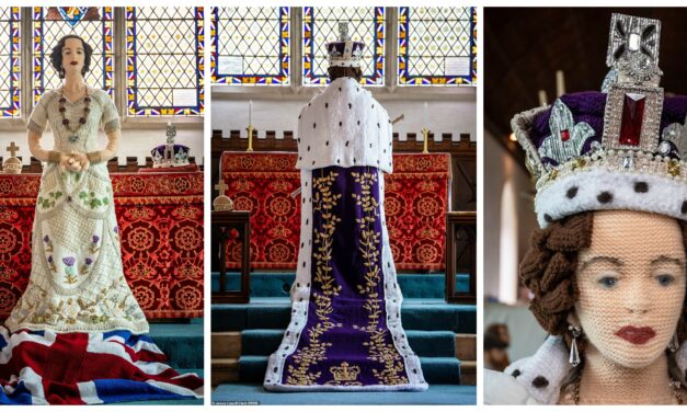 They Knit a Life-Sized Model of the Queen & Recreated Life In The Year Of Her 1953 Coronation