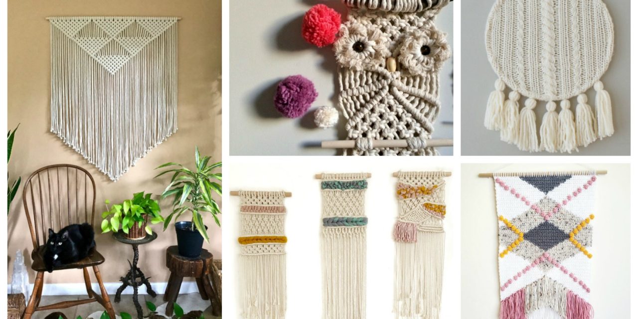 Designer Spotlight: You’ll Want To Make One Of These Fun & Funky Knit & Crochet Wall Hangings