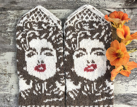 Knit a Pair of Madonna Mittens, Brilliantly Designed By Lotta Lundin