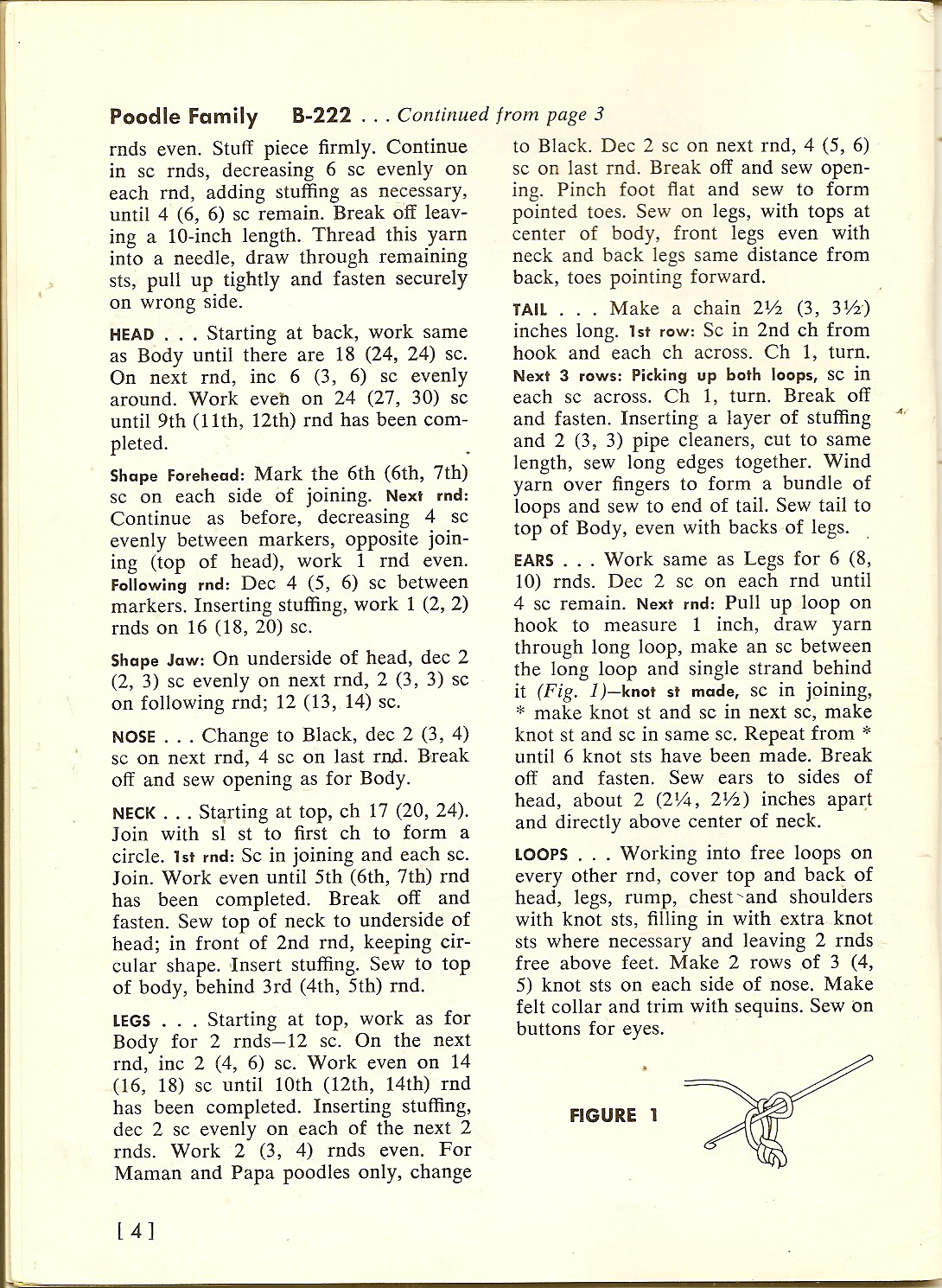 Crochet a Yankee-Poodle-Dandy ... Free Vintage Pattern Alert!