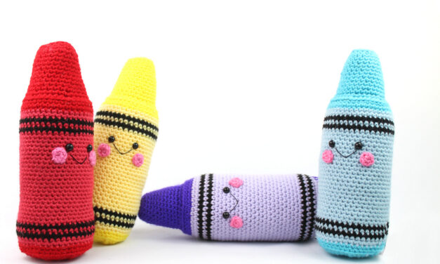 Cute Crayon Amigurumi … Free Crochet Pattern!