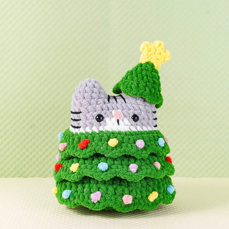 Crochet a Colorful Christmas Tree - Three Options!