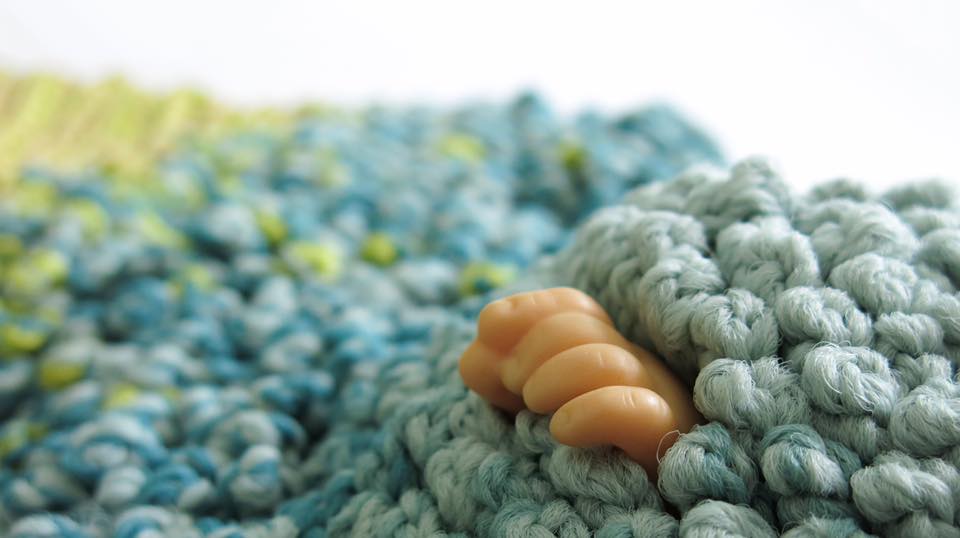 Crochet Art By Kllylmrck: 'I Walked A Landscape With My Fingers: Drown'