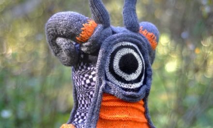 Strange and Sublime – Knitted Mask By the Talented Tracy Widdess