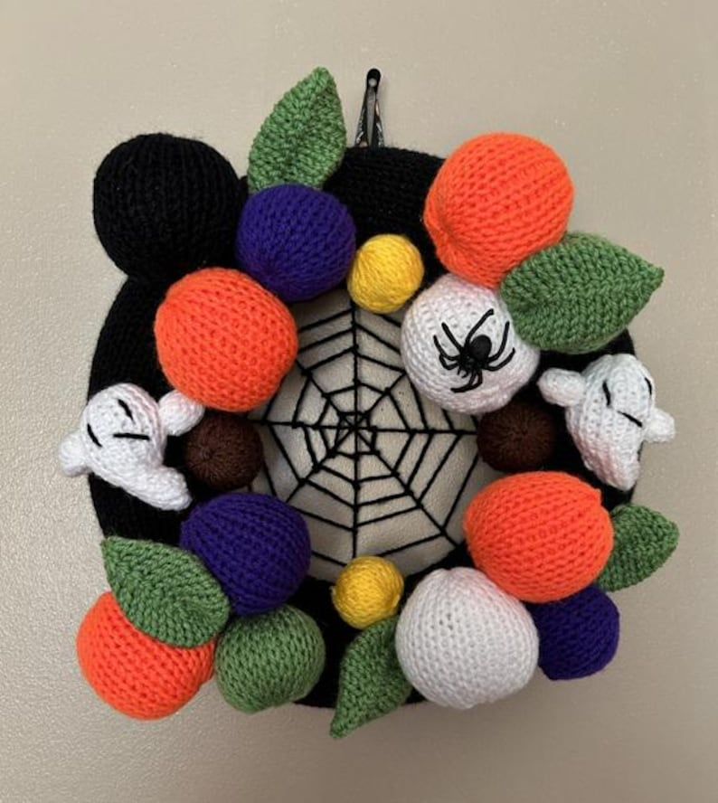 Designer Spotlight: Fun & Funky, Sometimes Spooky, Halloween Wreaths For Knitters & Crocheters