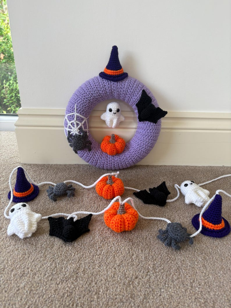 Designer Spotlight: Fun & Funky, Sometimes Spooky, Halloween Wreaths For Knitters & Crocheters