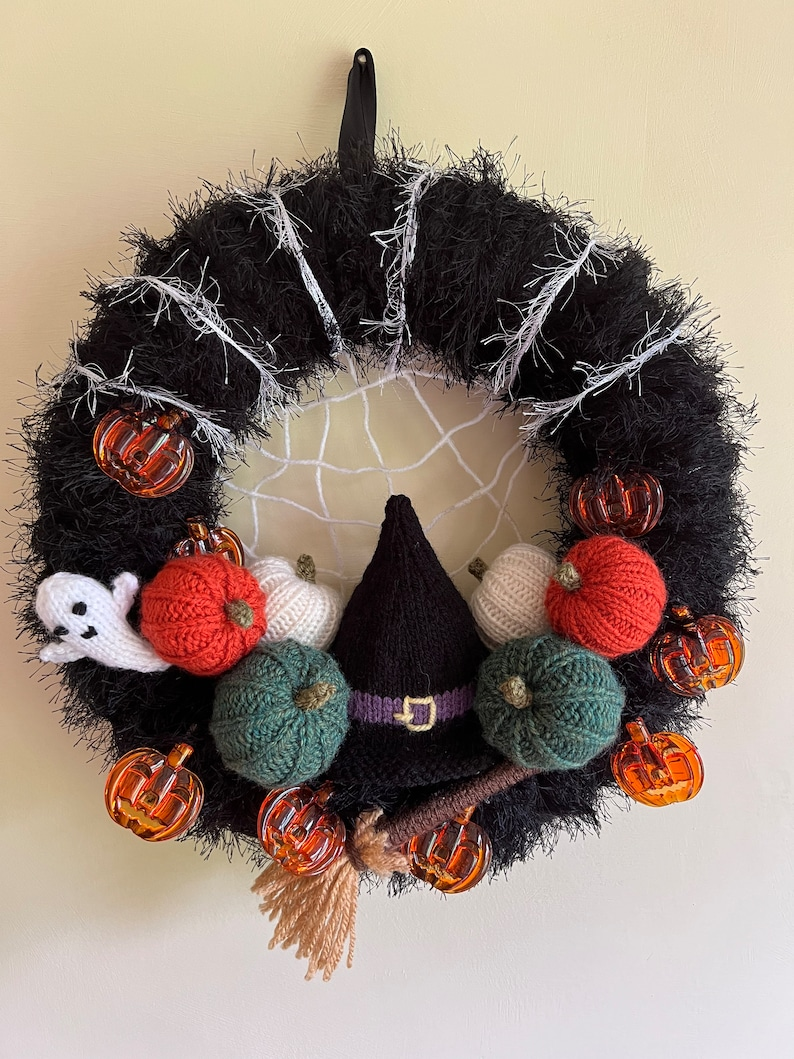 Designer Spotlight: Fun & Funky, Sometimes Spooky, Halloween Wreaths For Knitters & Crocheters