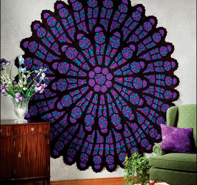 Crochet a Classic Cathedral Rose Blanket, Pattern By Julene Watson