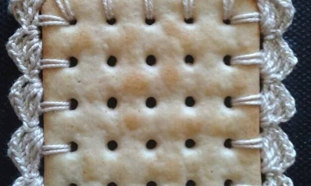 The Delicate Nature Of Crocheting On A Cracker … Some May Even Say Questionable … But Not Me
