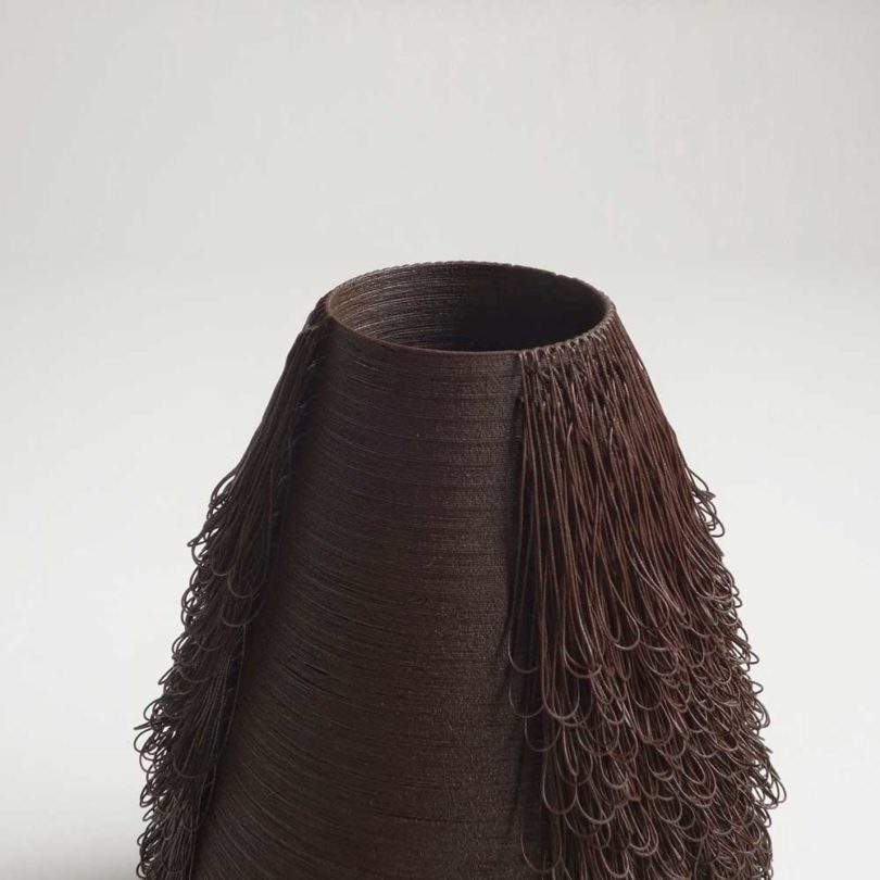 You've Never Seen Vases So Loopy! They're 3D-Printed and They Have Hair!