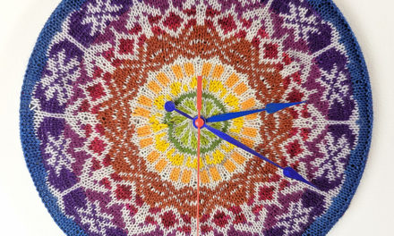 Knit a Gorgeous Clock … It’s a Work of Art!