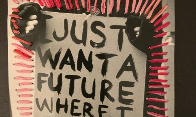 ‘I Just Want A Future Where I Am Equal’ Embroidered Photograph
