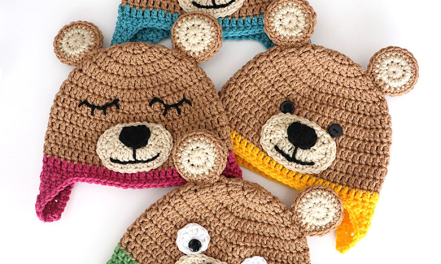 Crochet a Cutie-Pie Bear Hat For a Special Kid On Your List