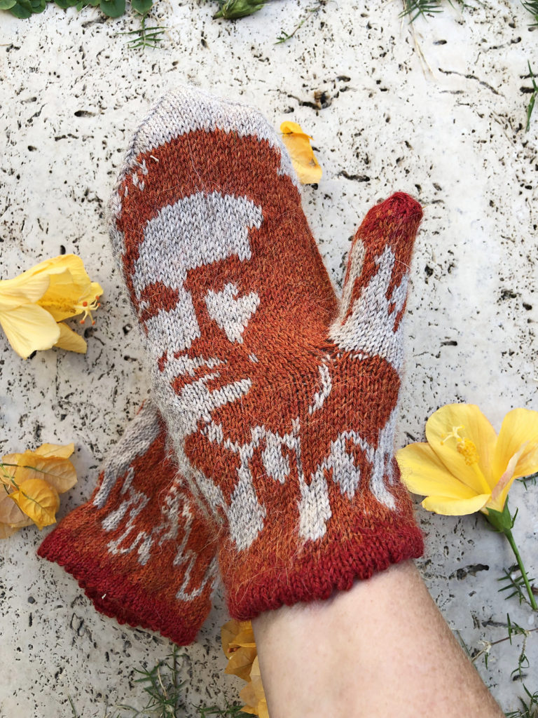 Knit a Pair of Johnny Cash Mittens, Designed By Lotta Lundin