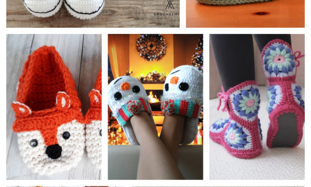 10 Quirky Cute Crochet Slipper Patterns … Perfect For Holiday Gifting