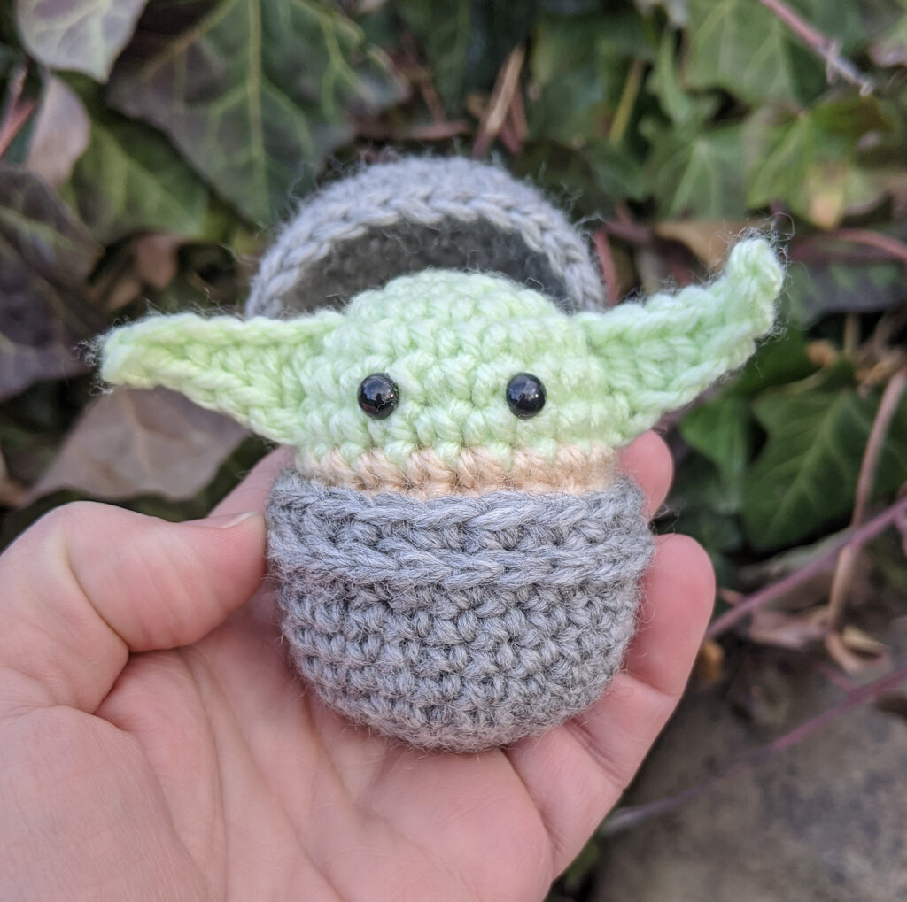 Baby The Child Crochet Doll Ornament Christmas Ornament Yoda 