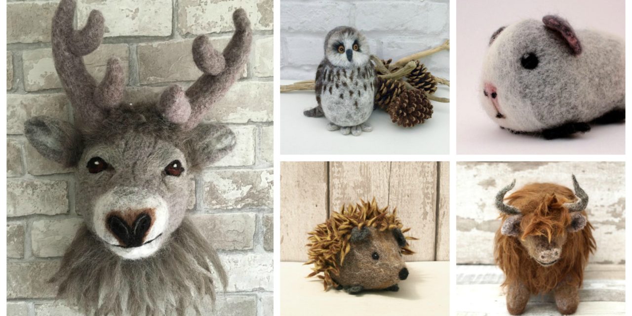 Designer Spotlight: Beautiful Knitting and Needle Felting Kits Featuring Your Favorite Furry Critters