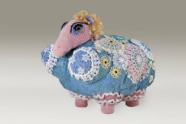 'Ancient But Beloved History: BAA-MERICA!' ... Fiber Art At Its Best By Leslie Blackmon