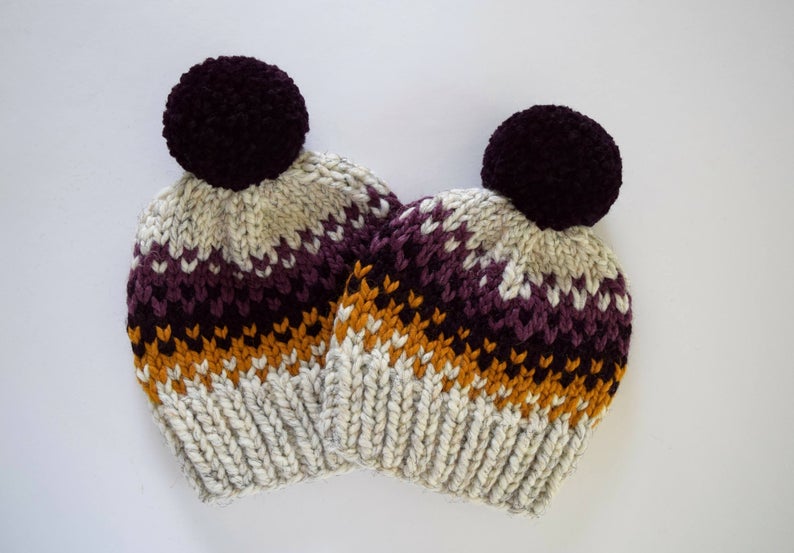 Designer Spotlight: Easy Knit Hat Patterns Designed By Destiny Meyer, Including One Like Prince Archie's 'Bobble' Pom-Pom Hat!