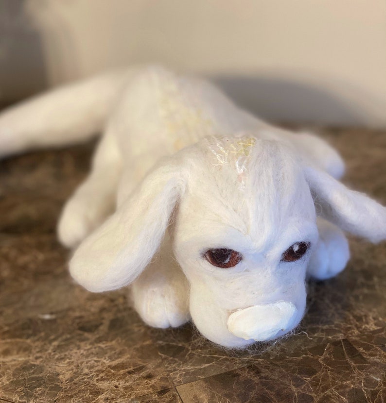 Knit Falkor The Luckdragon From The Neverending Story, Beloved Classic From The 80s