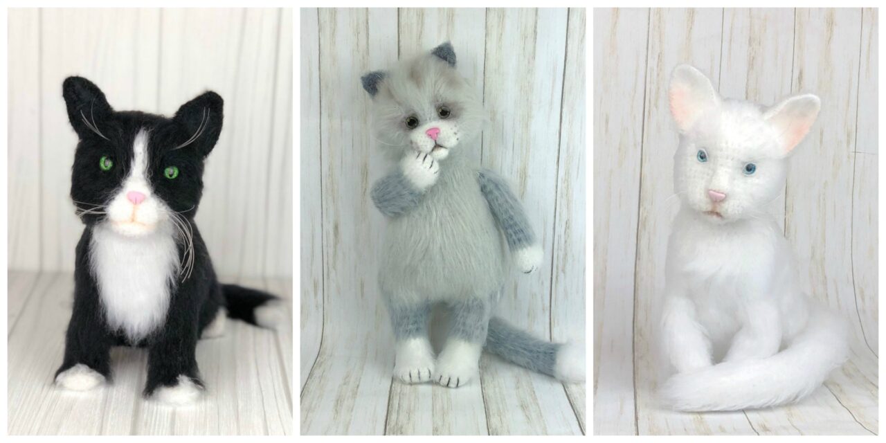 Everyday Can Be Caturday … These Crochet Cats Are Turning Heads, They Look So Real! You Can Make ‘Em!