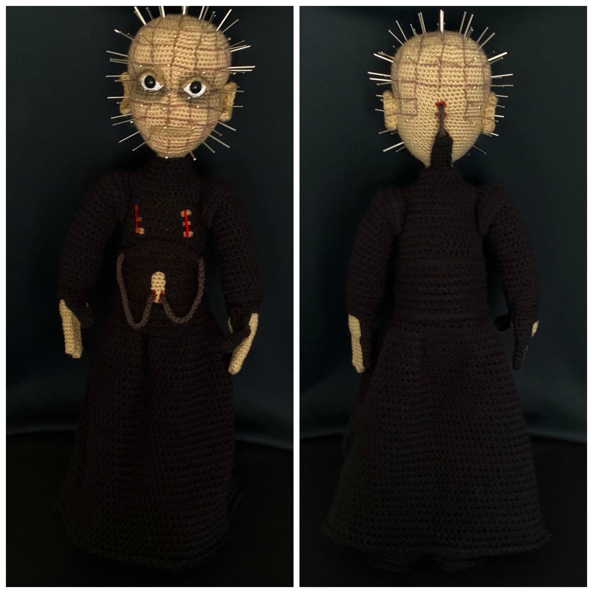 Crochet Amigurumi Doll Inspired By Pinhead From Hellraiser ... Pattern Designed By After Dark Crochet